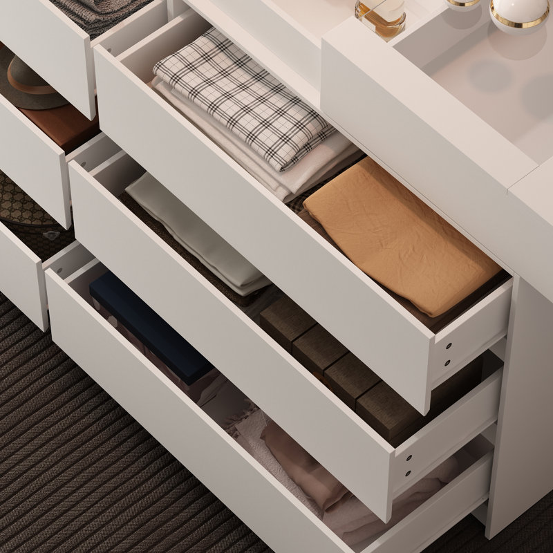 Latitude Run® 12 Drawer Closet Island & Reviews | Wayfair